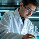 Chemist working in a lab