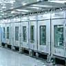 Clean room environment showing manufacturing equipment